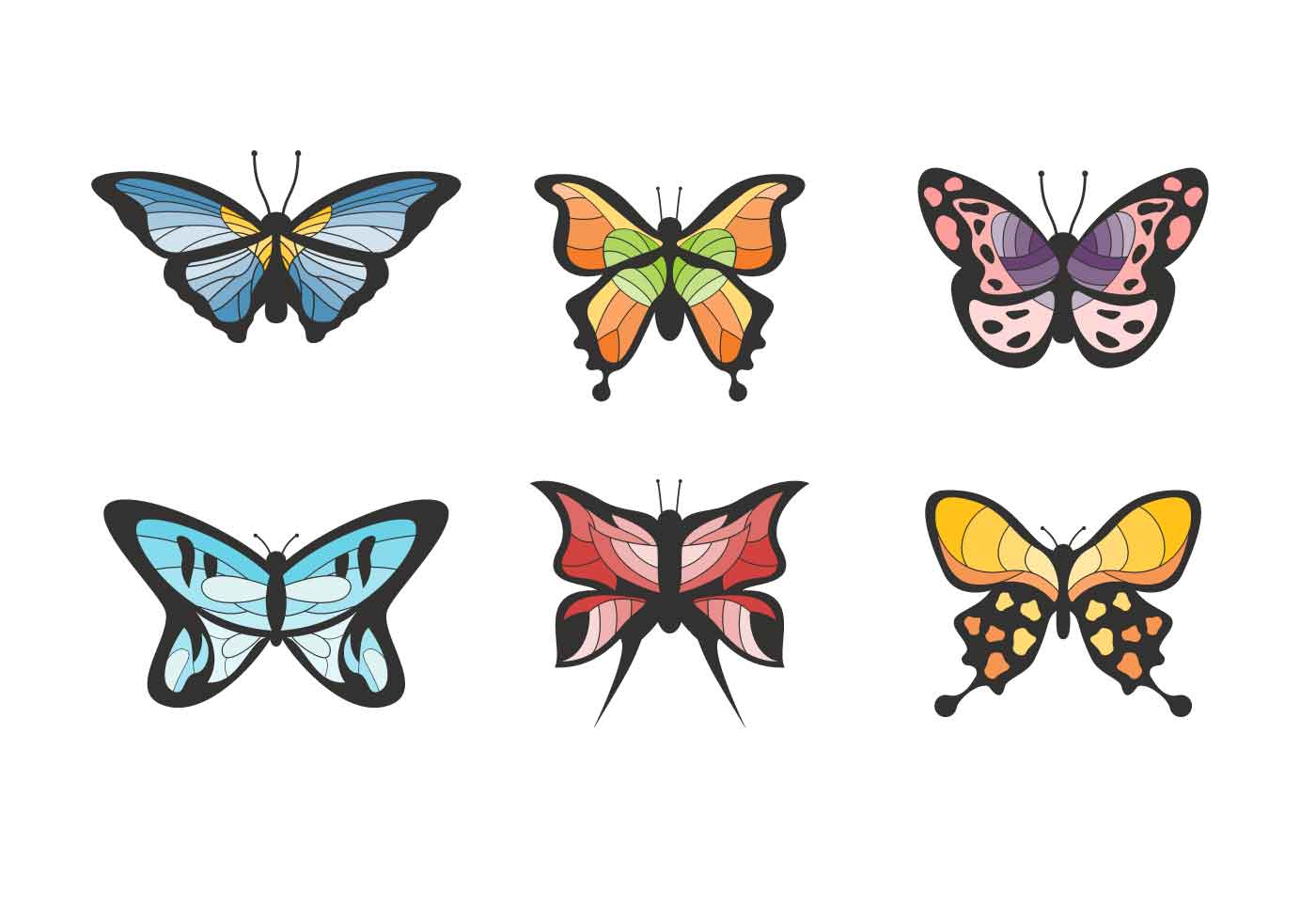 Download Free Beautiful Mariposa Vector - Download Free Vectors ...