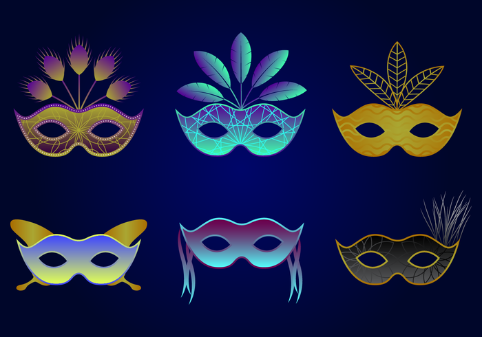 Beautiful Masquerade Ball Vector