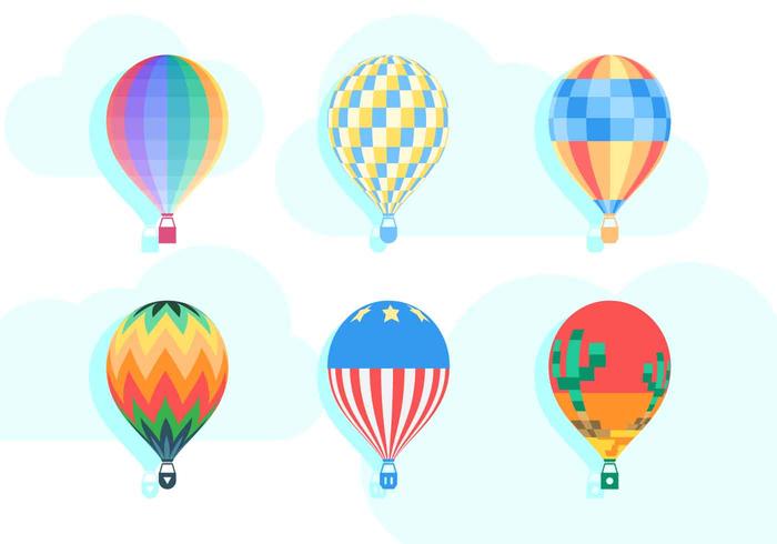 Unique Hot Air Balloon Vectors