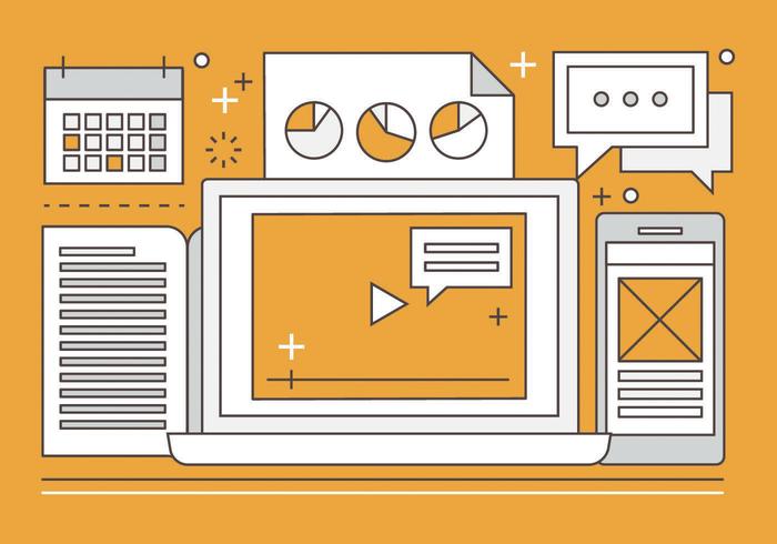 Free Flat Design Vector Illustration Free Flat Design Vector Illustration