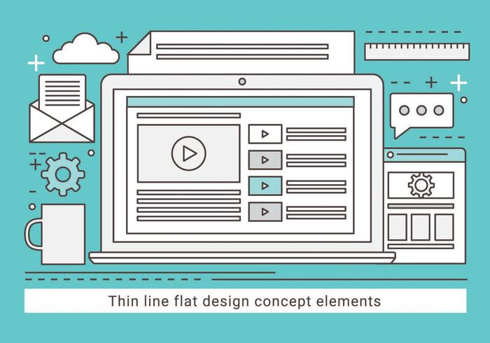 Free Linear Vector Design Illustration Free Linear Vector Design Illustration