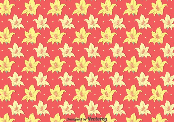 Yellow Rhododendron Flowers Pattern