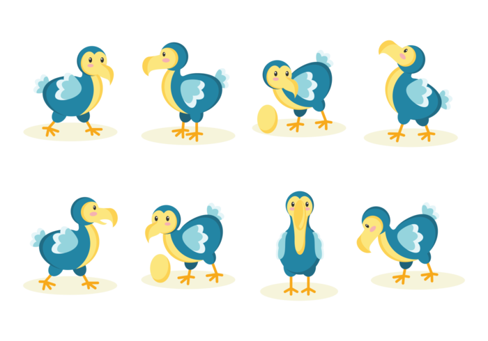 Dodo Cartoon Vector