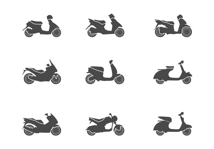 Vespa del vector del icono