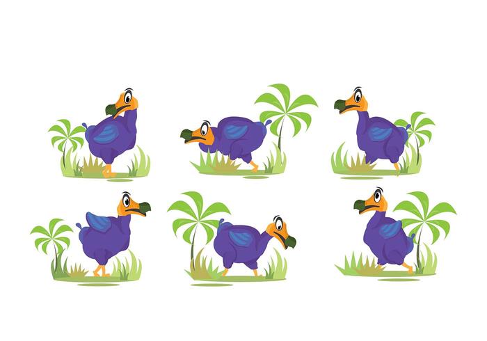 Dodo Habittat Illustration vector