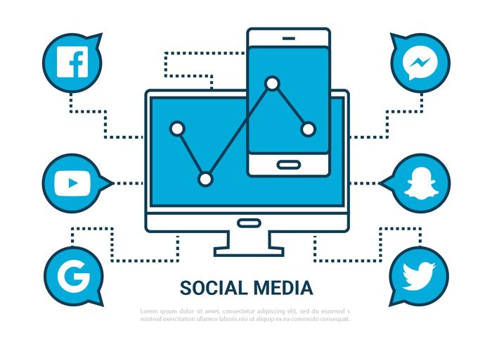 El diseño lineal plano libre de vectores iconos