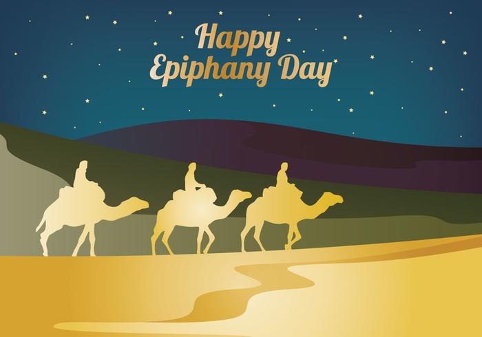 Happy Epiphany Day vector