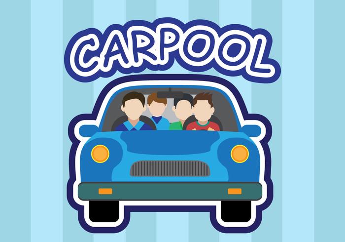 Carpool vector Carpool vector