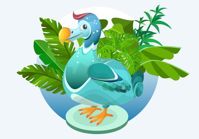 Ilustración del vector del pájaro dodo