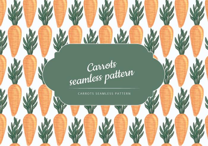 Vector Hand Drawn Carrots Pattern Vector Hand Drawn Carrots Pattern