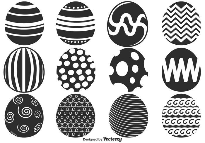 Vector Huevos De Pascua Para La Temporada De Primavera