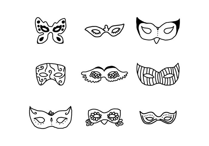 Set Of Masks Set Of Masks
