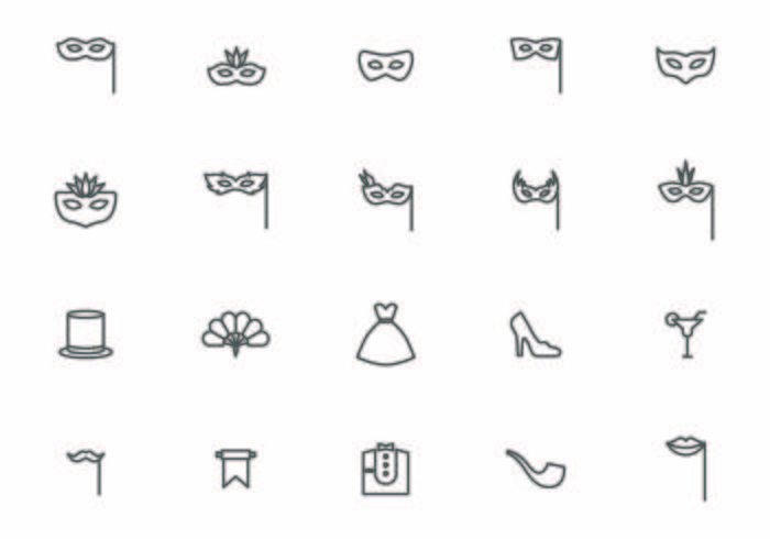 Free Masquerade Ball Vectors