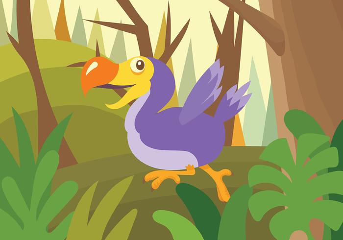 Dodo Vector de fondo