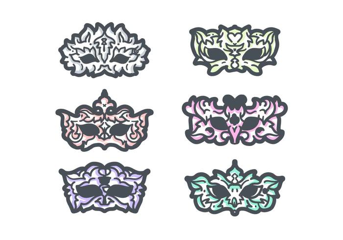 Free Unique Masquerade Ball Vectors