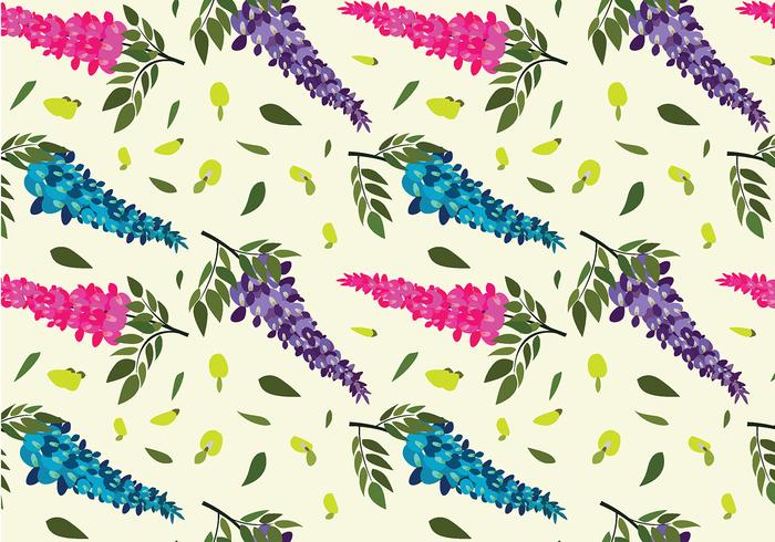 Wisteria Pattern Free Vector Wisteria Pattern Free Vector