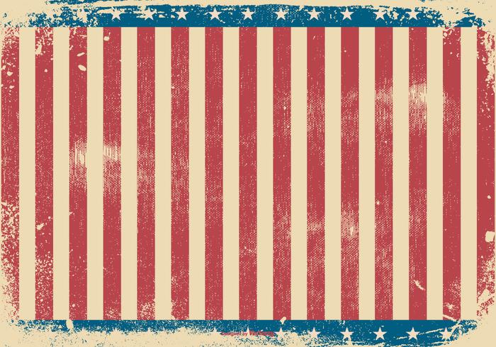 Grunge Patriotic Style Background vector