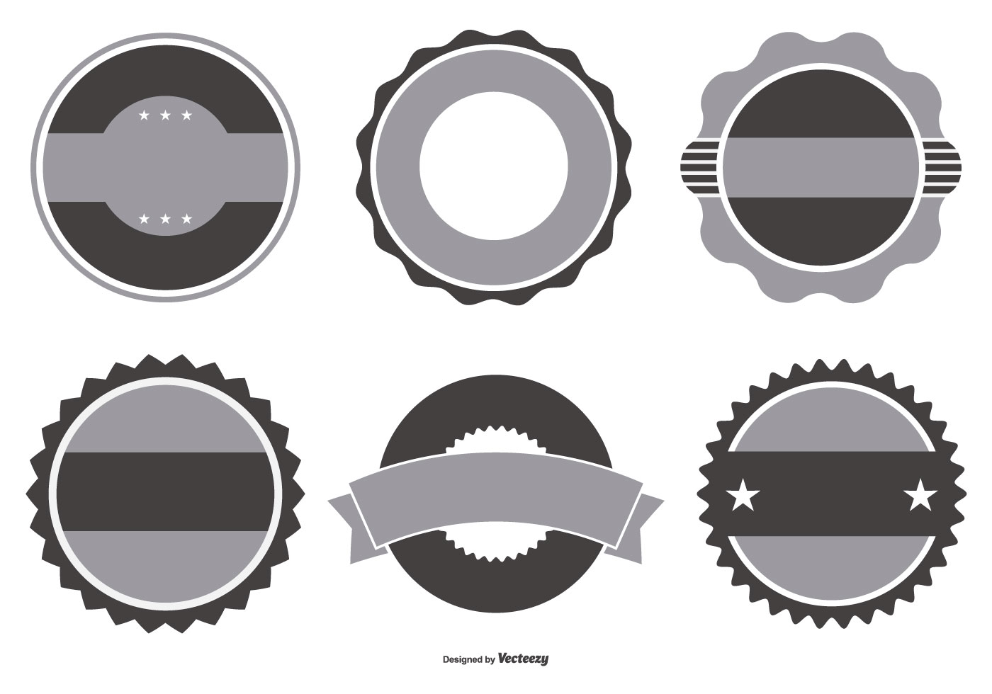 Download Retro Badge Shapes Collection 148096 - Download Free Vectors, Clipart Graphics & Vector Art