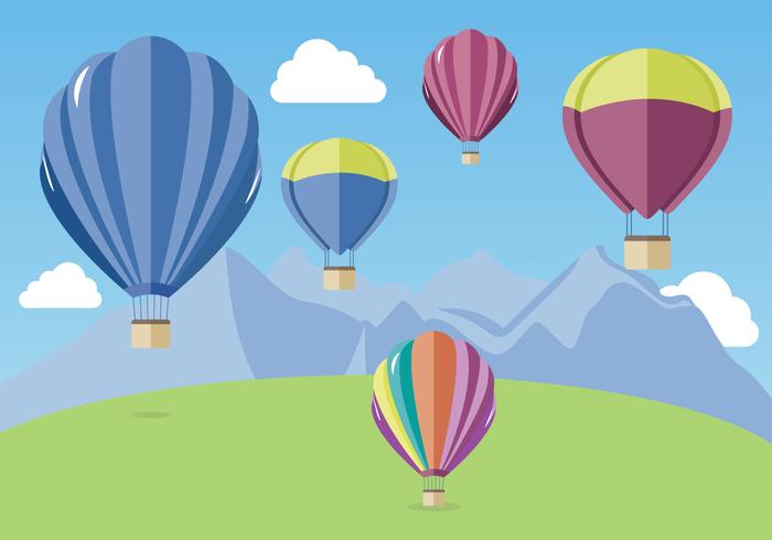 Hot Air Balloon Vector