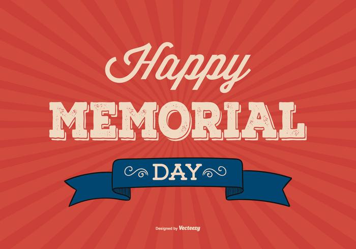 Memorial Day Background Illustration vector