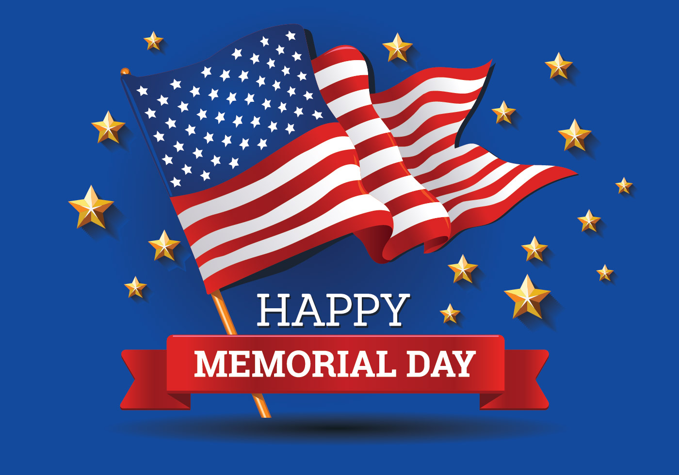 Happy Memorial Day Vector Art, Icons, and Graphics for Free Download