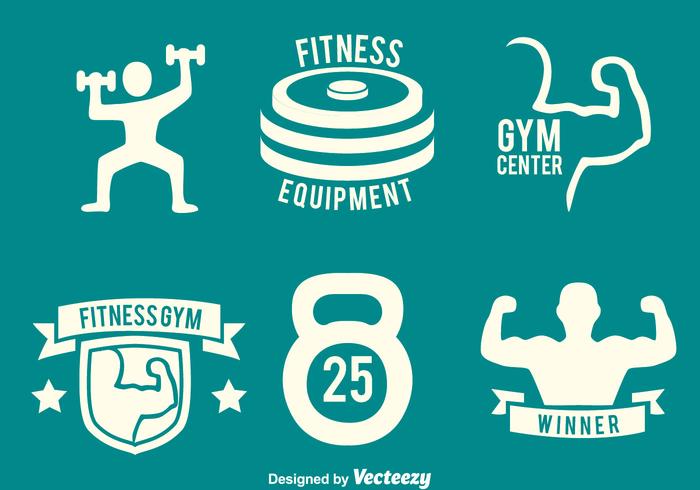 Gimnasio Fitness Logo Vectores