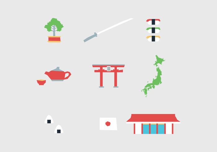 Japanese Elements vector
