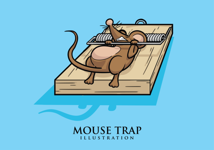 Mouse Trap Illustration 148450 Vector Art at Vecteezy