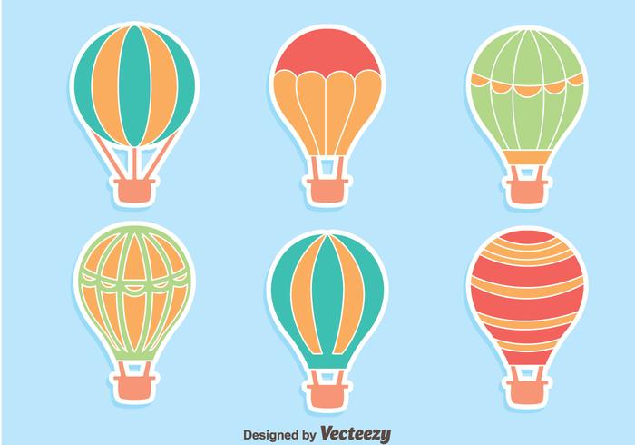 Hot Air Balloon Collection Vectors Hot Air Balloon Collection Vectors