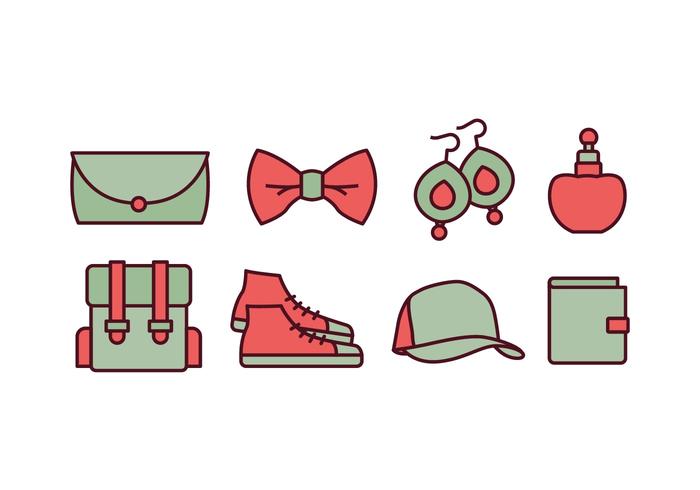 Fashion Accessories Icon Pack vector