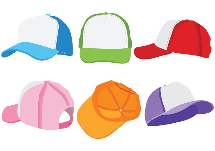 Trucker Hat Vector Icons