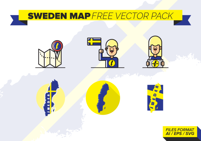Sweden Map Free Vector Pack Sweden Map Free Vector Pack