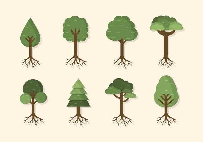 Flat Tree Vectors