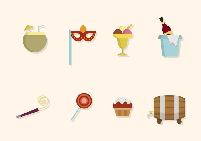Flat Anniversary Vectors Flat Anniversary Vectors