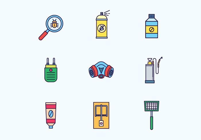 Pest Control Icons vector