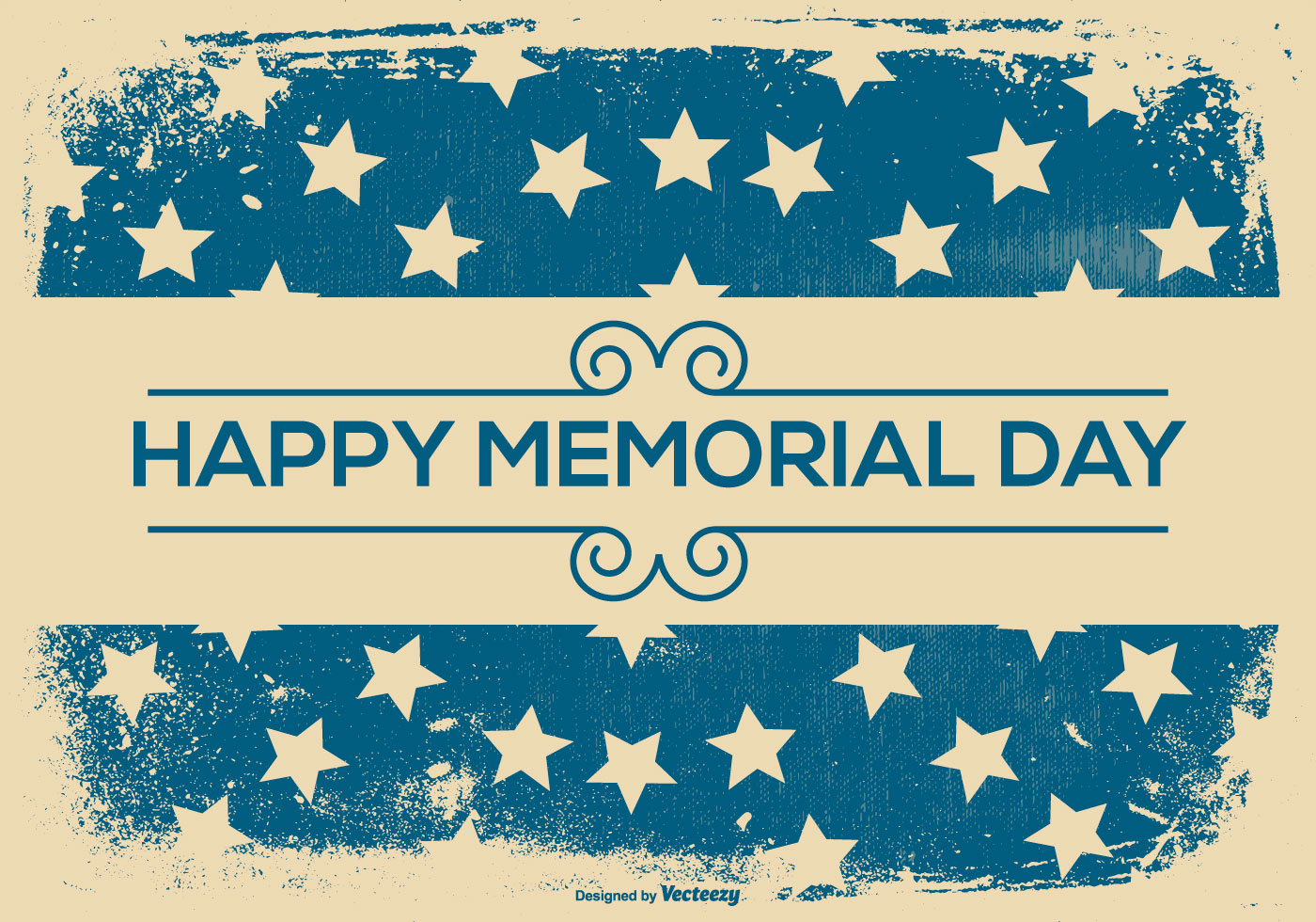 Download the Grunge Retro Memorial Day Background 148542