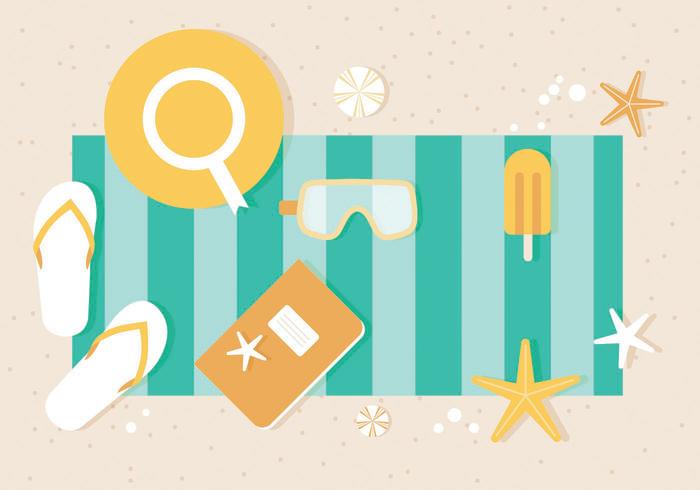 Free Vector Summer Travel Elements Free Vector Summer Travel Elements