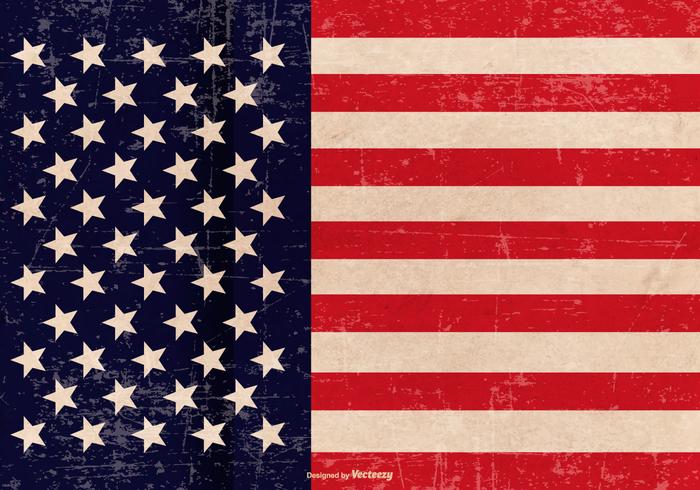 Grunge Patriotic Background vector