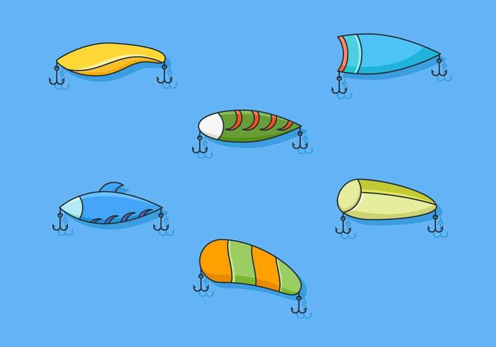 Free Outstanding Fishing Tackle Vectors