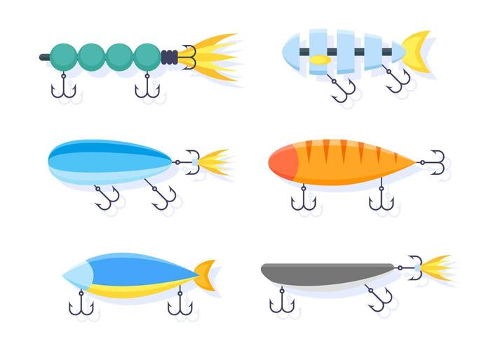 Free Outstanding Fishing Tackle Vectors