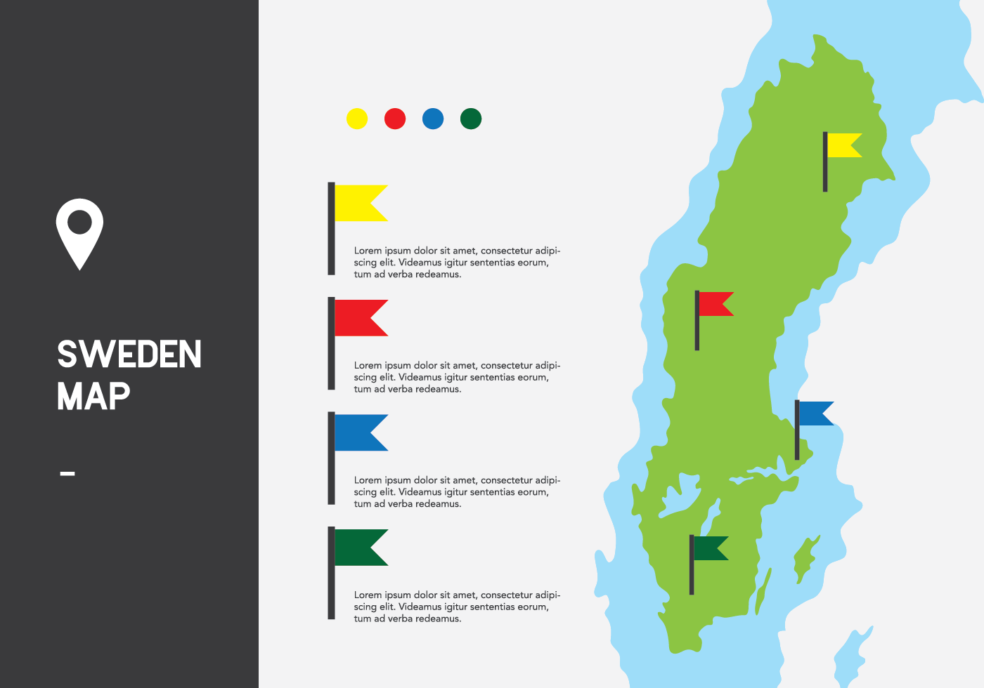 Vector map Stockholm Sweden Sverige