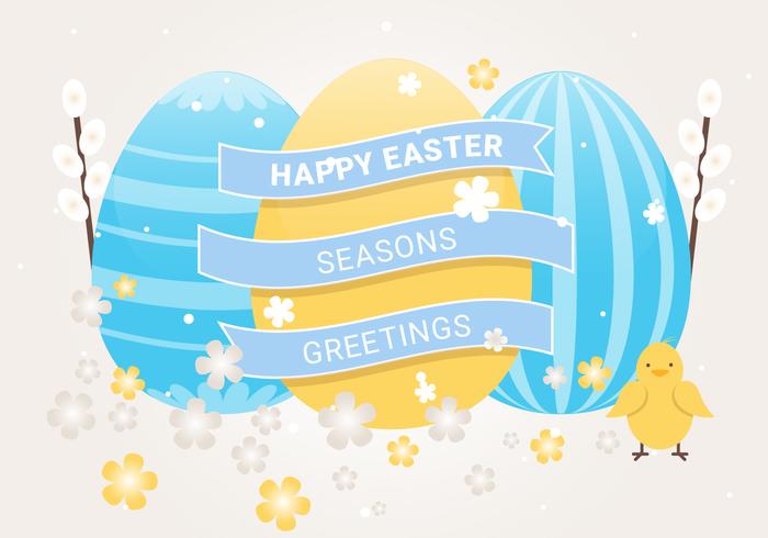 Free Easter Holiday Vector Background Free Easter Holiday Vector Background