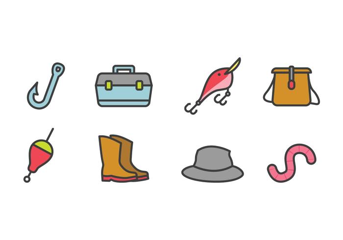 Fishing Icon Set vector