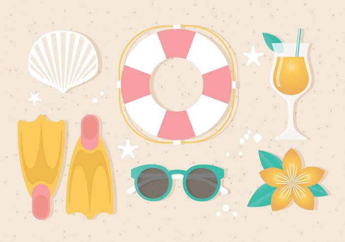 Free Vector Summer Elements