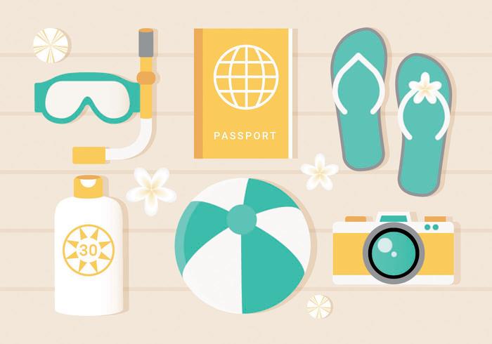 Free Vector Summer Elements