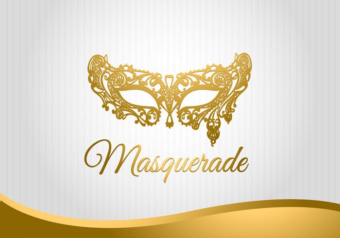 Masquerade Mask Background Vector