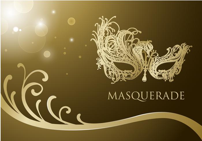 Máscara Masquerade Vector Libre