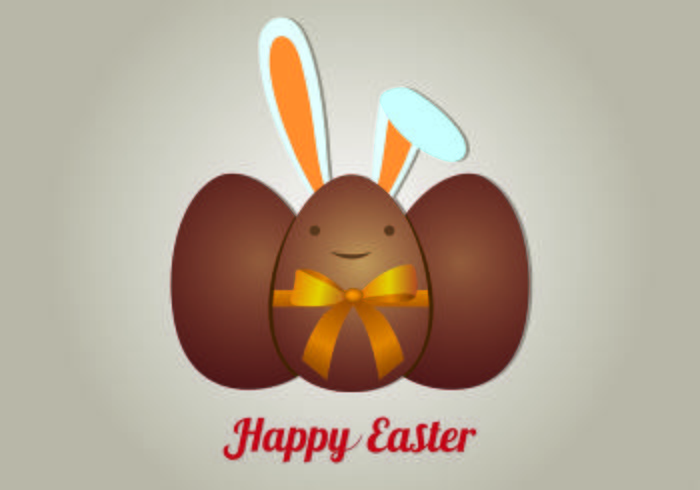 Background Of Chocolate Easter Eggs Background Of Chocolate Easter Eggs