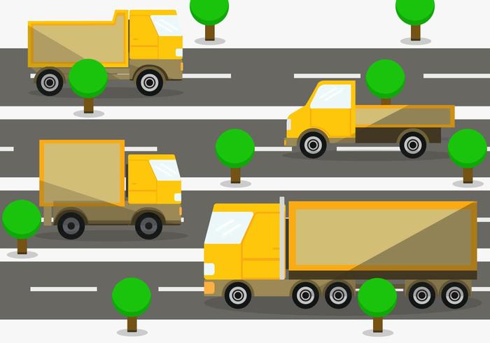 Moving Van Vector