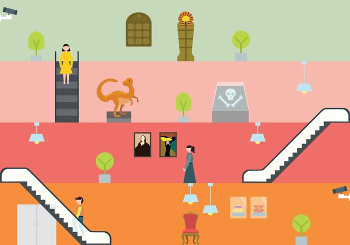 Museum Vector Illustration Museum Vector Illustration